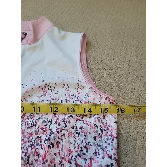 EP Sleeveless Golf / Tennis Shirt. Zip Front Size XS - Picture 5 of 10